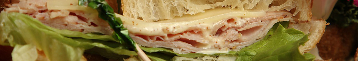 Eating Deli Sandwich Salad at Kapteins Corner Deli restaurant in Danbury, CT.